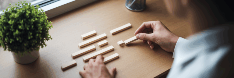 Person planning an affiliate marketing strategy.