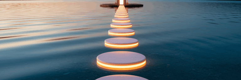 Affiliate marketing funnel path showing step by step journey toward conversion